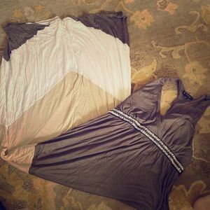 INC maxi Dress. Embellished and striped.